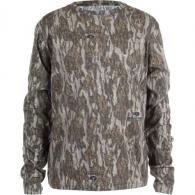 Habit Youth Bear Cave Long Sleeve Camo Tee YXL-Mossy Oak New Bottomland