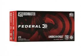 FEDERAL 450 BUSHMASTER 260GR AMERICAN EAGLE FMJ 20RD/BX 10BX/CS