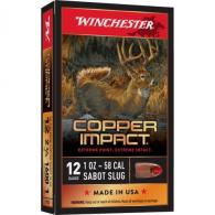 Winchester Copper Impact Sabot Slug 12 ga. 2.75 in. 1 oz. 5 rd. - X12CLF Winchester Copper Impact Sabot Slug 12 ga. 2.75 in. 1 oz. 5 rd. - X12CLF