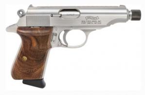 Walther Arms 32AP Pistol Stainless Steel Threaded Barrel Walnut 8RD - 4797003