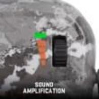 ULTRX Bionic Electronic Earmuff - Veil Tac Gray Camo