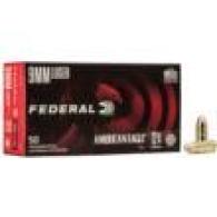 FEDERAL 9MM LUGER 124GR FULL METAL JACKET AMMO 1000RD CASE