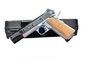 AMERICAN CLASSIC GOVERNMENT 1911 5" 9MM TRUMP 45/47 CHROME/BLACK 8RD AMERICAN CLASSIC GOVERNMENT 1911 5" 9MM TRUMP 45/47 CHROME/BLACK 8RD