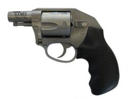 CHARTER ARMS BOOMER OFF DUTY 357MAG 2IN 5RD STAINLESS STEEL BLACK RUBBER GRIP CONCEALED HAMMER - 73559
