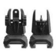 TacFire Tactical Polymer Front And Rear Flip Up Sight Set