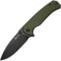 SENCUT SKARNAX 3.79" Olive Drab Green G10 - S24025-2 SENCUT SKARNAX 3.79" Olive Drab Green G10 - S24025-2