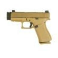 GLOCK 43X FXS 9MM 2 10Rd MAG FRT RAIL USA-Tan Cerakote Supp Ht S - UX4350201FRDTCP