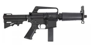H&R Retro Doe 9mm 7.5" Pistol A2 Carry Handle, Brace, M231 Heat Shield, 32+1 - HR51655182786