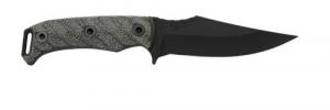 HALF FACE BLADES TOSAHWI 4" BLADE, 8.1"OA, CPM S45VN STEEL, ARMORY BLK, GRAY MICARTA GRIP