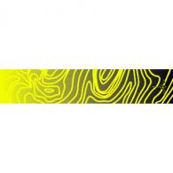 White Water Archery Topo Fade Arrow Wraps Yellow 5 in. x 1.125 in. 15 pk. - WWA1140/YL