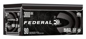 FEDERAL BLACK PACK .300 Black 150 GRAIN FULL METAL JACKET BOAT-TAIL 1900 FPS FC300BlackBF 90RD - FC300BLKBF FEDERAL BLACK PACK .300 Black 150 GRAIN FULL METAL JACKET BOAT-TAIL 1900 FPS FC300BlackBF 90RD - FC300BLKBF