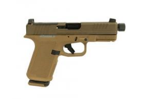 Ruger RXM 9mm 15Rd 4.5In Threaded Barrel Black Poly Frame Tan Frnt Night Sights Slide