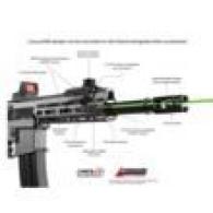 Crimson Defender Rail Master MTL Green (long gun)