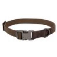 Higdon Adjustable Dog Collar (15in-23in) - Chocolate Brown