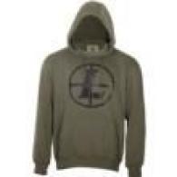 Distressed Reticle Hoodie Ash Green L