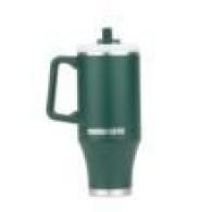 Mammoth Ascent 40 oz Tumbler with handle and straw - Dark Gr