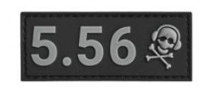 Caliber Patch 5.56 Gry/Black - GCS07-556-0501
