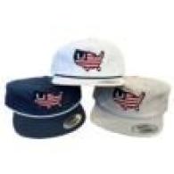 AMERICAN HUK ROPE HAT WHITE