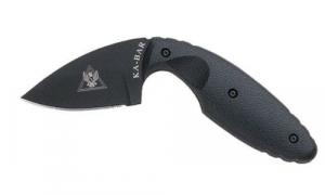 KA-BAR TDI LE KINFE 5.625 OAL 2.313 IN DROP POINT BLADE BLACK W/ BLACK POLY SHEATH CP