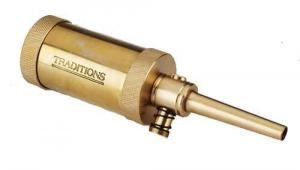 TRADITIONS MUZZLELOADING COMPACT FIELD TUBULAR FLASK BRASS TRADITIONS MUZZLELOADING COMPACT FIELD TUBULAR FLASK BRASS