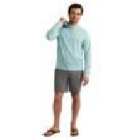 DRIFT PRINTED HOODIE HERON BLUE SIZE S