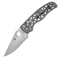 SPYDERCO EDGERATI PLAIN SATIN - C266ALP SPYDERCO EDGERATI PLAIN SATIN - C266ALP