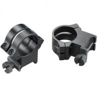 Weaver Classic Quad Lock Detachable Rings Matte Black 1" XHigh Clamshell P - 49049