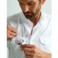 TIDEPOINT Stainless Steel SHIRT WHITE SIZE S