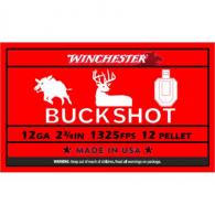 Winchester Autobuck Buckshot Load 12 ga. 2 3/4 in 12 Pellet 1 Buck 5 rd. Winchester Autobuck Buckshot Load 12 ga. 2 3/4 in 12 Pellet 1 Buck 5 rd.