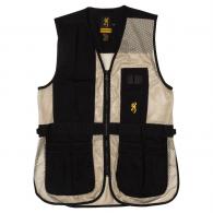 VEST TRAPPER CREEK BLK/TAN L