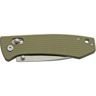 SZCO G10 Rolling Lock Stainless Folder Knife 4.25 in. Moss Green - RUC-4004