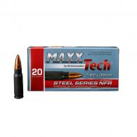 MAXXTECH STEEL SERIES NFR 7.62X39 123GR FMJ 2428FPS 20RD AMM