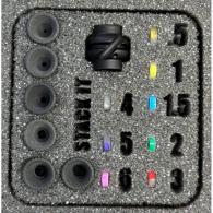 Specialty Deluxe Stack It Peep Kit Contains all 5 Apertures