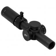 ZeroTech Vengeance Rifle Scope 1-8x24mm 30mm SFP RAR MOA Bla