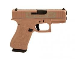 Used Glock 43X 9MM, 2 Magazines, "Glocks and Roses" Pink, Factory Box - IUGLO061726C Used Glock 43X 9MM, 2 Magazines, "Glocks and Roses" Pink, Factory Box - IUGLO061726C