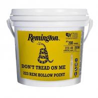 .223 Remington 45GR JHP DTOM BUCKET 200 Rounds .223 Remington 45GR JHP DTOM BUCKET 200 Rounds