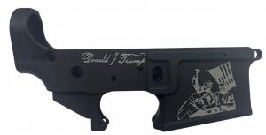 MENKE INDSTRY BILLET LWR RCVR MULTI Black TRUMP EXCLUSIVE