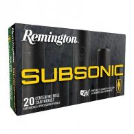 308 WIN SUBSONIC 190 GR BHP 20 ROUNDS