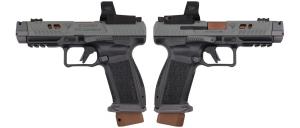 CENTURY Canik 55 TTI COMBAT SMOKE TWO TONE GREY W/MECanik 55 OPTIC 9MM PISTOL 4.6" 2-18RD CENTURY Canik 55 TTI COMBAT SMOKE TWO TONE GREY W/MECanik 55 OPTIC 9MM PISTOL 4.6" 2-18RD