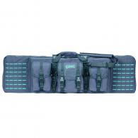 VOODOO TACTICAL 42" PADDED WEAPONS CASE WITH DIE CUT MOLLE (GRAY WITH TEAL) VOODOO TACTICAL 42" PADDED WEAPONS CASE WITH DIE CUT MOLLE (GRAY WITH TEAL)