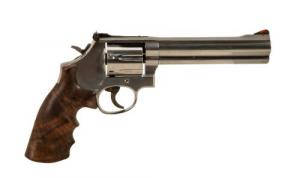 Used Smith & Wesson 686-6 7 Round .357 Magnum, Wood Grips, No Box - IUSW071026