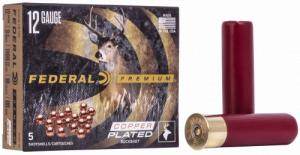 Federal P135F Premium Vital-Shok 12 ga 3.5" 18-Pellets 00 Buck  5rd box