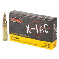 PMC X-TAC Full Metal Jacket Boat Tail 5.56 NATO Ammo 55gr 20 Round Box - XP193 PMC X-TAC Full Metal Jacket Boat Tail 5.56 NATO Ammo 55gr 20 Round Box - XP193