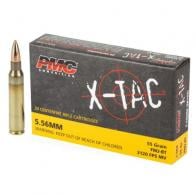 PMC X-TAC Ammo Full Metal Jacket Boat Tail 5.56 NATO 55gr 20 Round Box - XP193