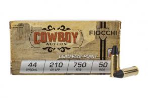 Fiocchi Cowboy 44 Special Lead Round Nose Flat point210gr 50rd box - 44SCA Fiocchi Cowboy 44 Special Lead Round Nose Flat point210gr 50rd box - 44SCA