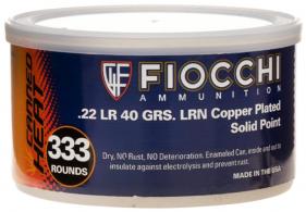 Fiocchi Canned Heat 22LR Copper Plated Solid Point 40 GR 333Box/3Cs - 22CHVCR3 Fiocchi Canned Heat 22LR Copper Plated Solid Point 40 GR 333Box/3Cs - 22CHVCR3