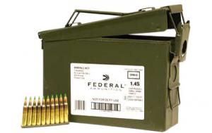 Federal 5.56mm Nato 62gr FMJ green tip 420 rds