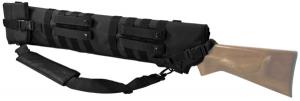 NcStar CVSCB2917B VISM Shotgun Scabbard made of 600D PVC with Black Finish, MOLLE Webbing, D-Ring, 4 PAL Straps & Adjustable Ret - CVSCB2917B