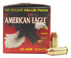 American Eagle .40 S&W 180gr Full Metal Jacket 100rd box - AE40R100 American Eagle .40 S&W 180gr Full Metal Jacket 100rd box - AE40R100