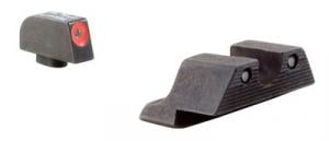 Trijicon HD Night Sights Green/Tritium Orange Outline Front Sight-Green Tritium Black Outline Rear Sight for Glock - GL101O Trijicon HD Night Sights Green/Tritium Orange Outline Front Sight-Green Tritium Black Outline Rear Sight for Glock - GL101O